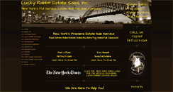 Desktop Screenshot of luckyrabbitestatesales.com